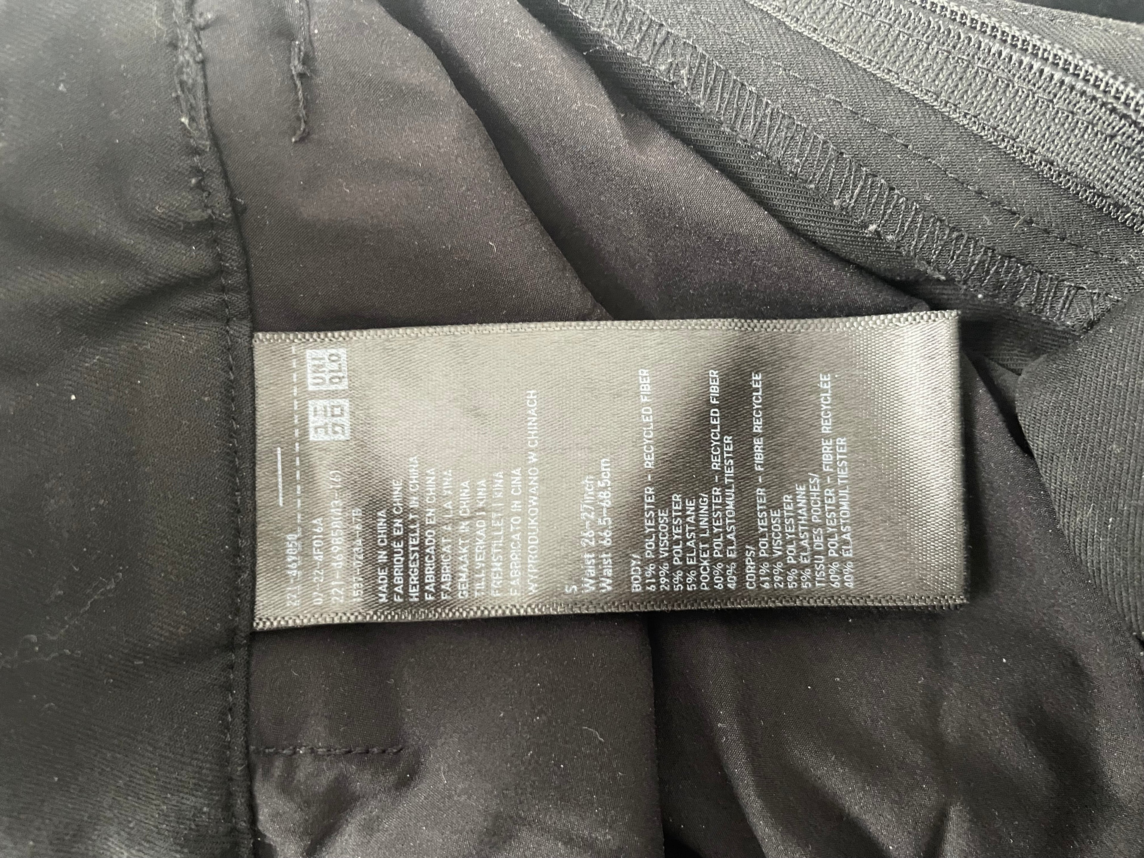 Pantalon noir Uniqlo