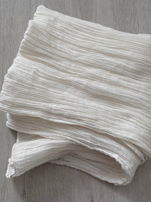 Écharpe blanche