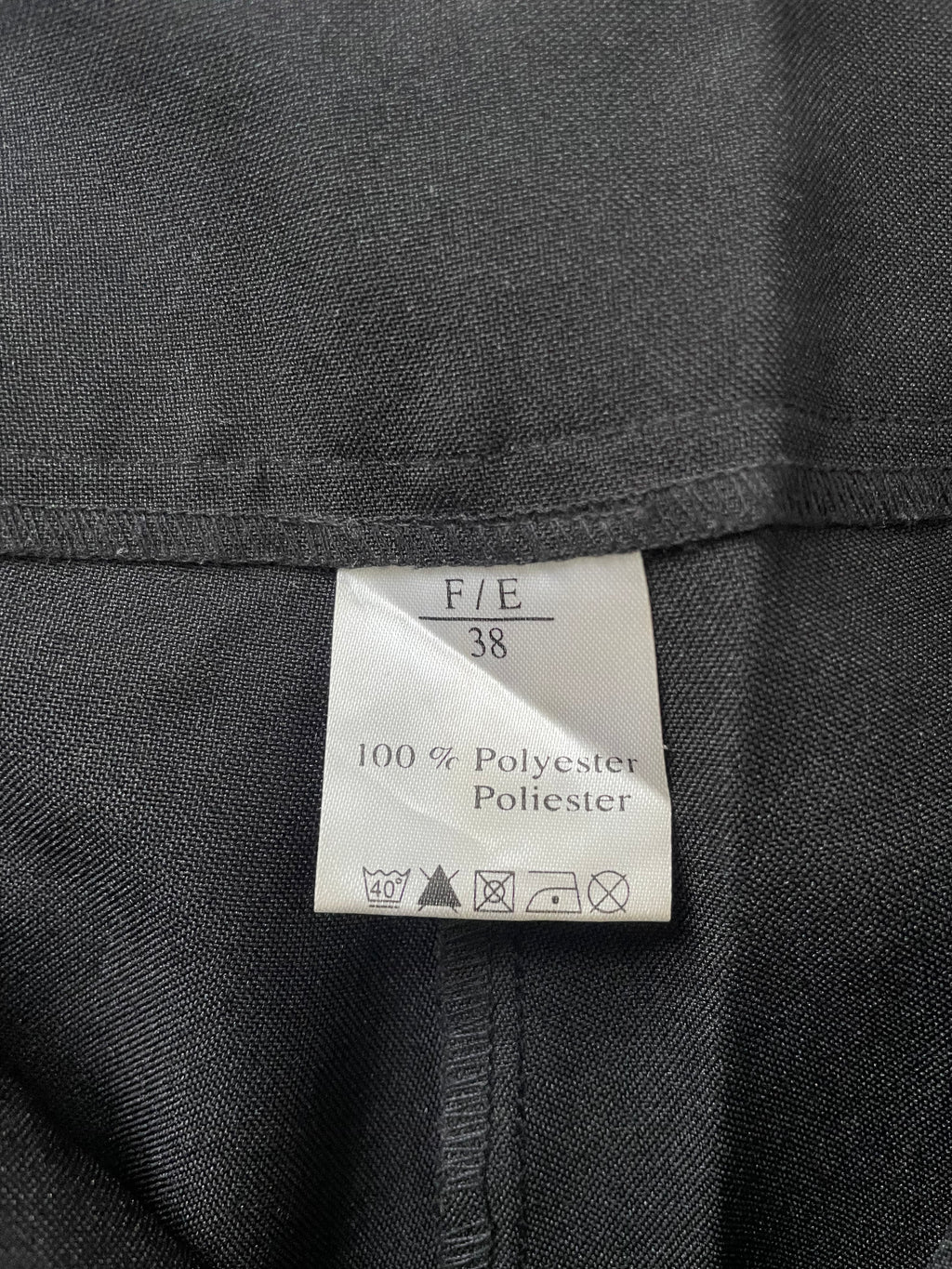 Pantalon noir pattes d’éléphant