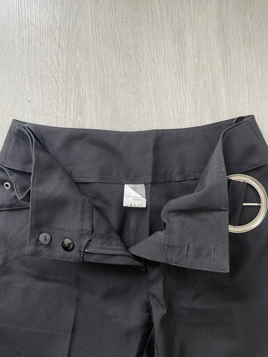 Pantalon noir pattes d’éléphant