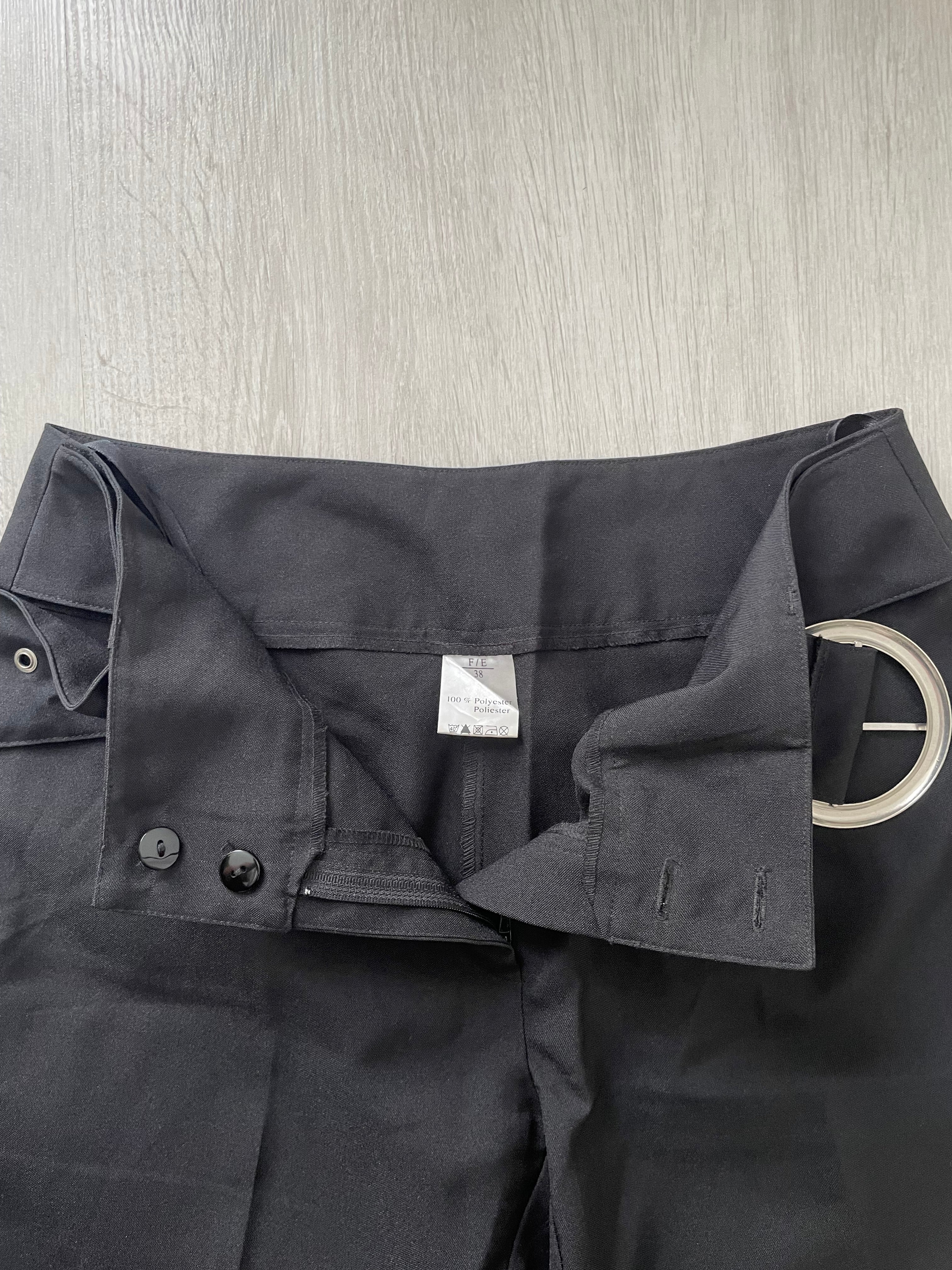 Pantalon noir pattes d’éléphant