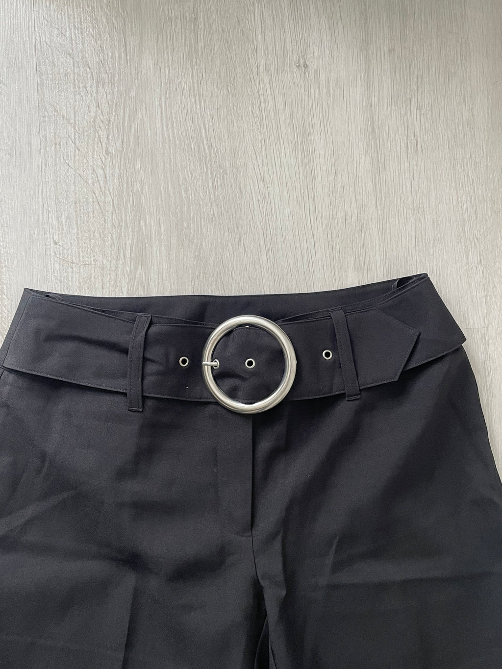 Pantalon noir pattes d’éléphant